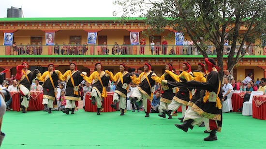 Cultural performances at the celebration.