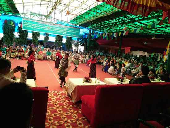 Cultural performances by the Tibetan community at the function.