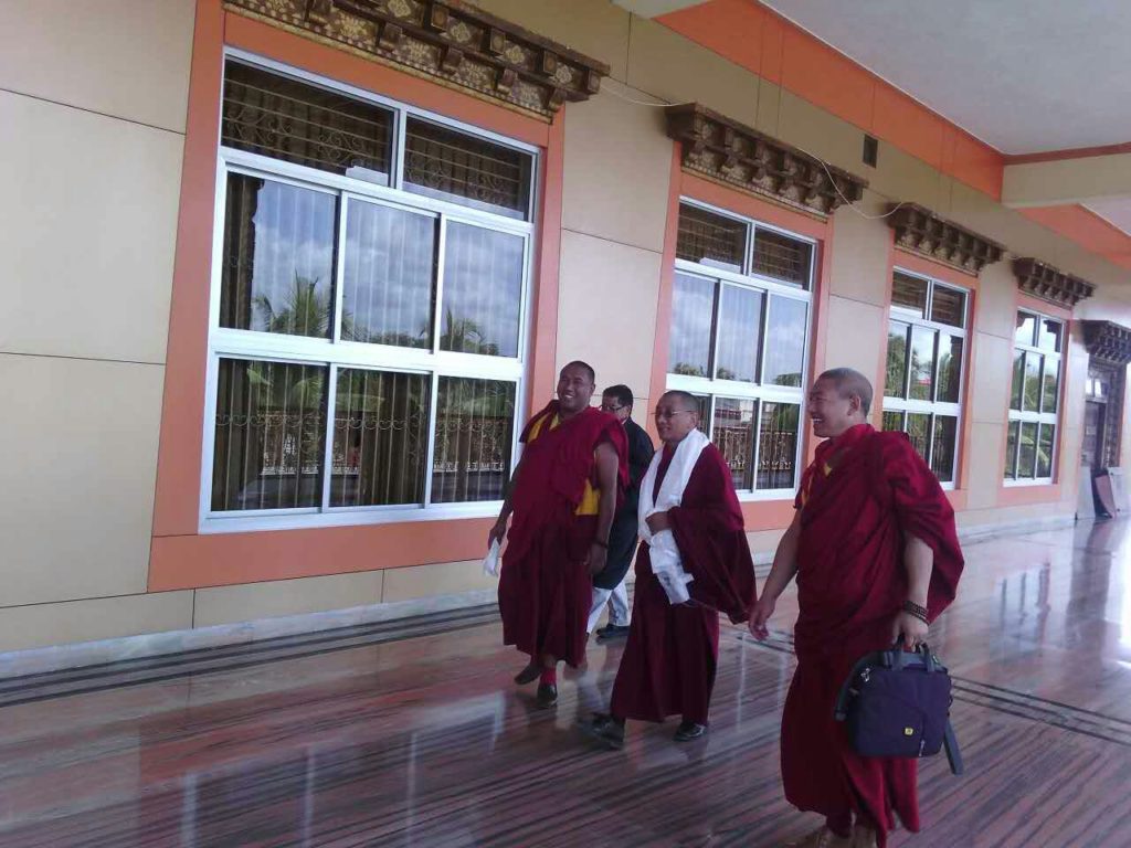 Kalon Karma Gelek Yuthok at Gaden Jangtse Monastery, Mundgod.