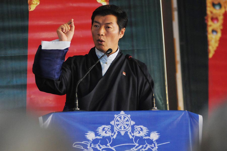 Sikyong Dr Lobsang Sangay at the last TSG conference at Dharamshala in 2012.