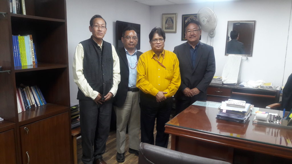 Home Kalon with the MHA officials.