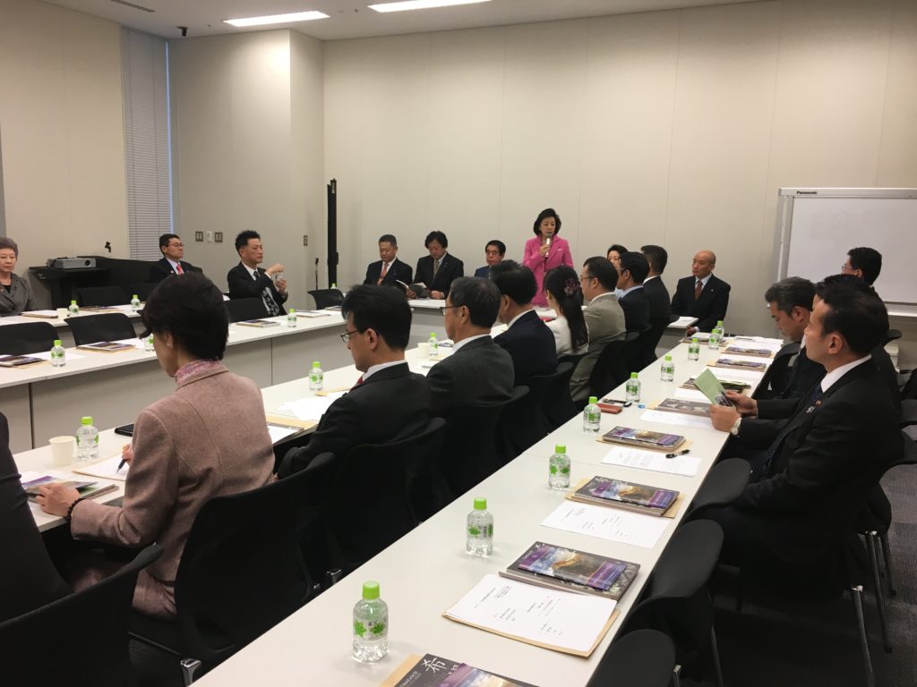 Ms Yoshiko Sakurai, a Japanese journalist and president of the Japan Institute for National Fundamentals, addressing the inauguration of All Party Japanese Parliamentary Group for Tibet at the Japanese Parliament building in Tokyo, Japan, on 14 December 2016/Office of Tibet
