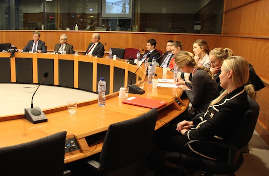 The first Inter group meeting.