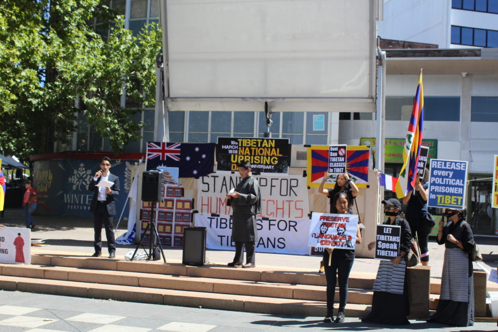 Tibetans in Canberra at 10 March 2017