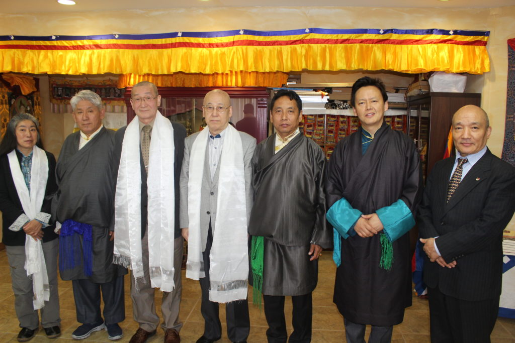 The Tibetan Parliamentarians during their meeting with members of the Tibet Support Group at the Office of Tibet in Tokyo, Japan, on 25 May 2017.