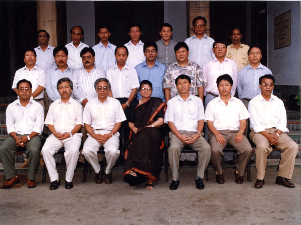 Mr Sonam Norbu Dagpo, then Joint Secretary of Department of Information and International Relations at Management Development Programme, organised by the Indian Institute of Public Administration, 1996. 