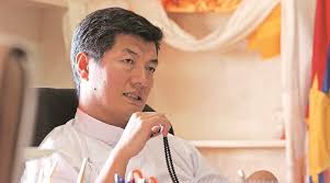 President of the Central Tibetan Administration (Sikyong) Dr Lobsang Sangay of the Tibetan parliament in exile.
