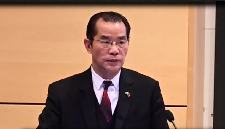 China’s ambassador to Sweden, Gui Congyou. Photo/ Xuefei Chen Axelsson/YouTube