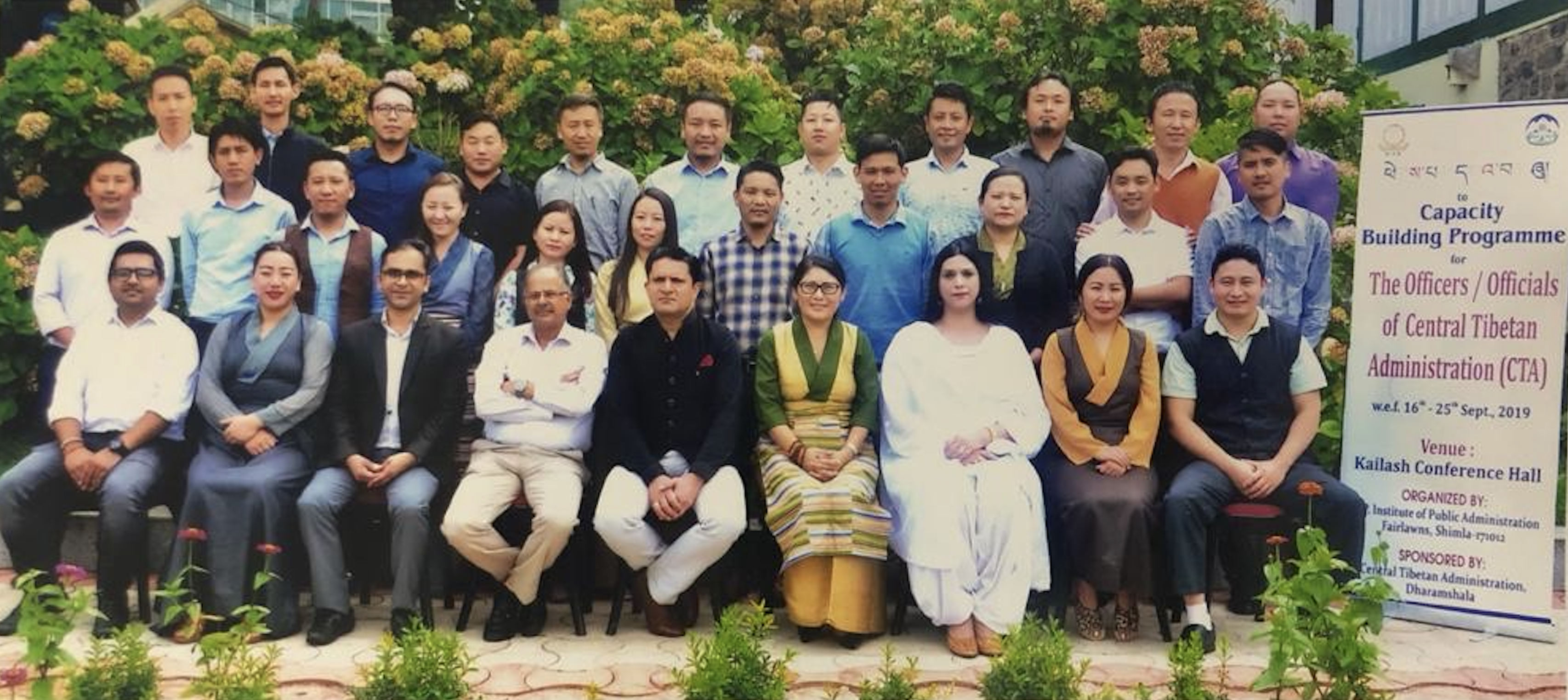 CTA staff at Capacity building programme, organised by Institute of Public Administration, Shimla, 2019. 