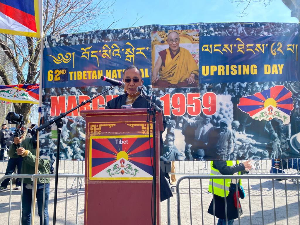 Representative Ngodup Tsering addresses the 62nd Commemoration of Tibetan  National Uprising Day – Central Tibetan Administration