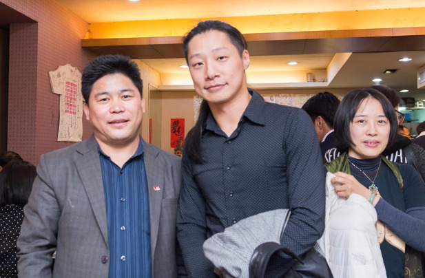 Mr Dawa with Freddy Lim, Taiwanese politician and activist in 2015. 