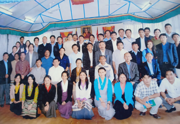 A group photo with Health Kalon, Secretary and fellow CTA civil servants in 2006. 