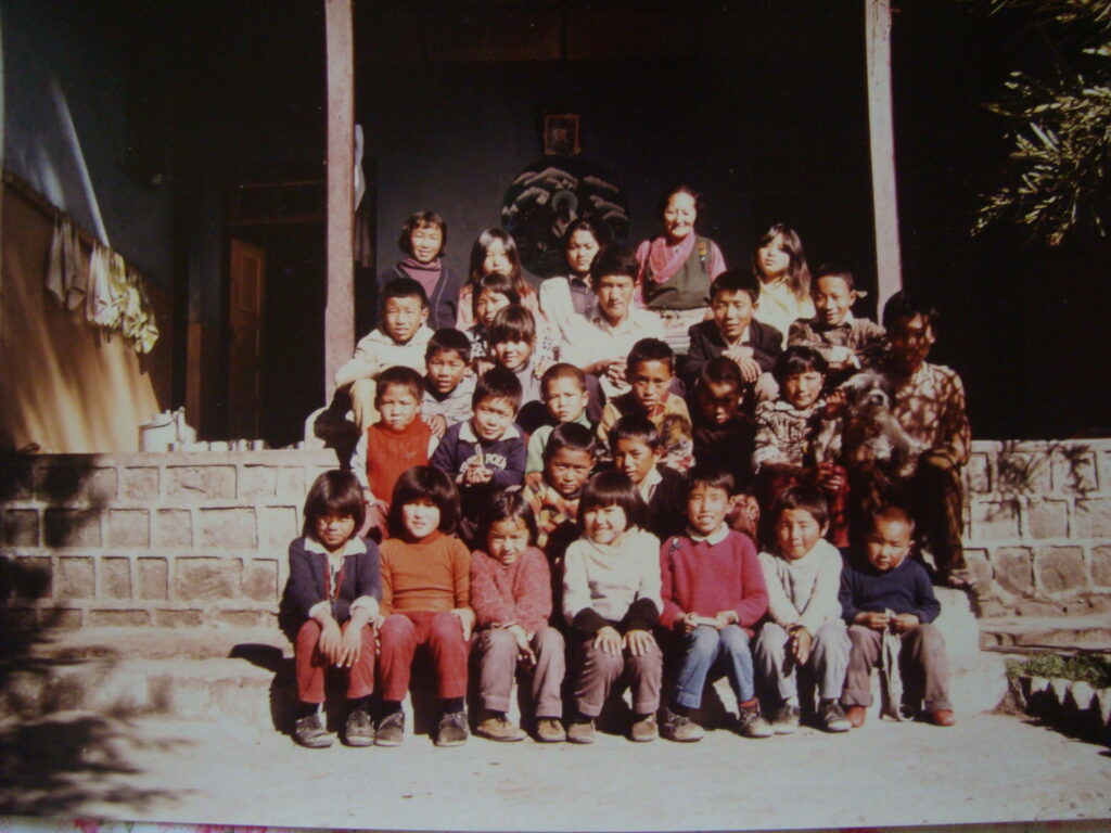 A childhood group photo at Upper TCV's home no. 24. 