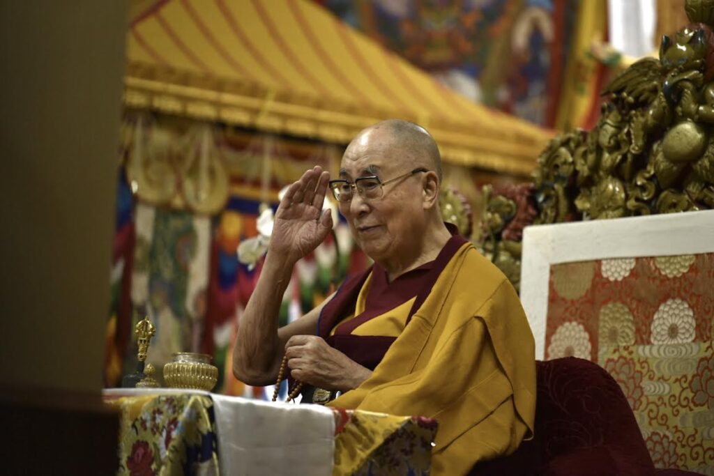 His Holiness The Dalai Lama Attends 100 Million Mani Recitation At Tsuglagkhang Central