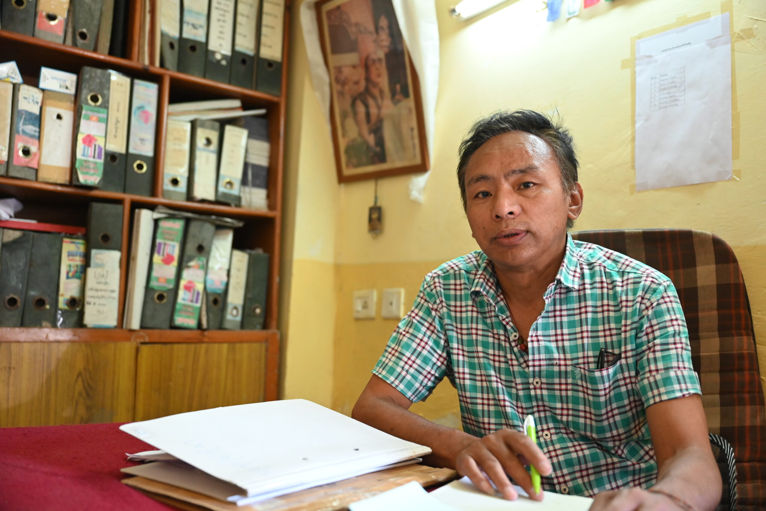 Mr Karma Tenpa, in-charge of official driver for Central Tibetan Administration. Photo | Tenzin Jigme Taydeh | CTA