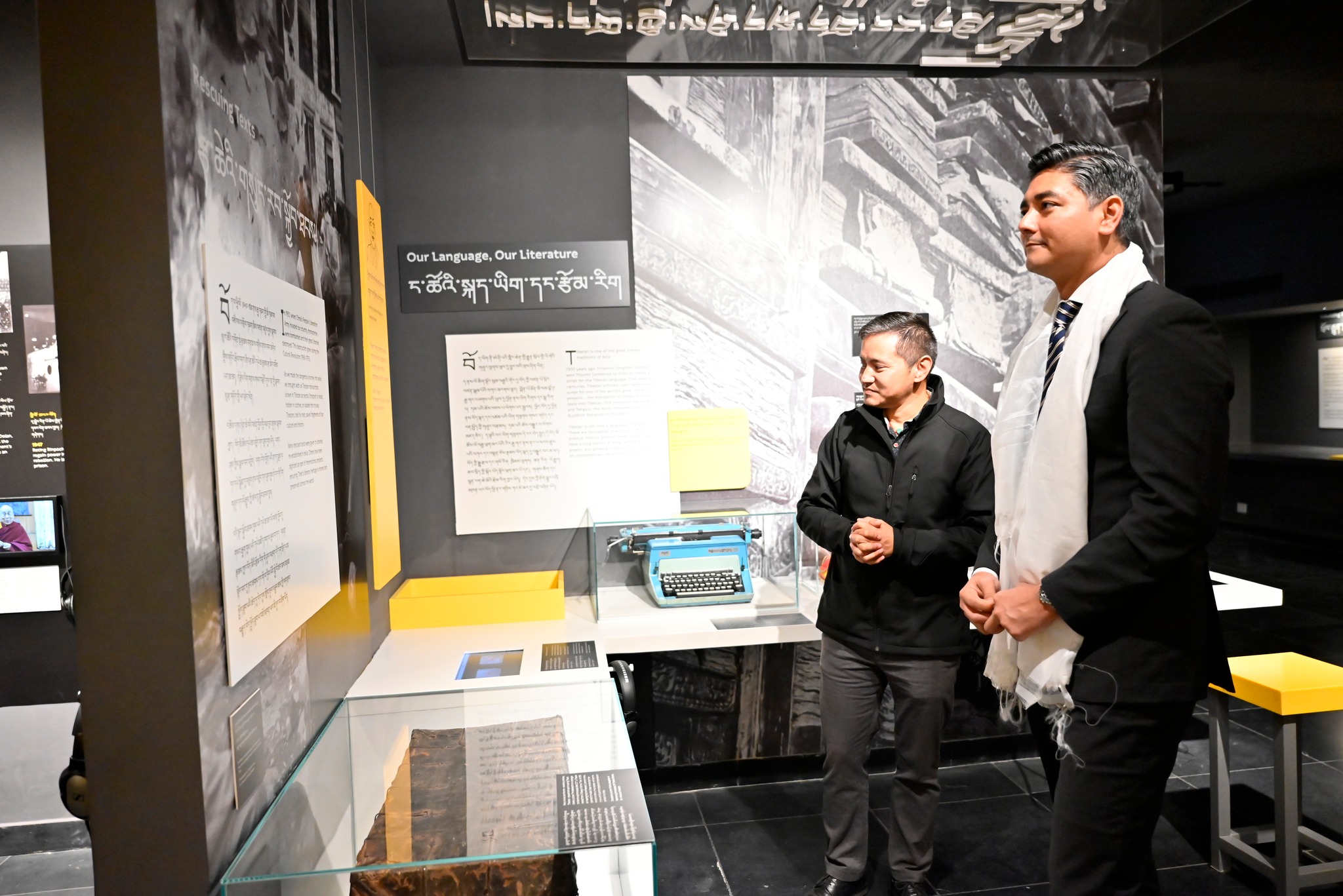 Cincinnati Mayor Aftab Karma Singh Pureval at Tibet Museum. Photo | Tenzin Jigme | CTA 