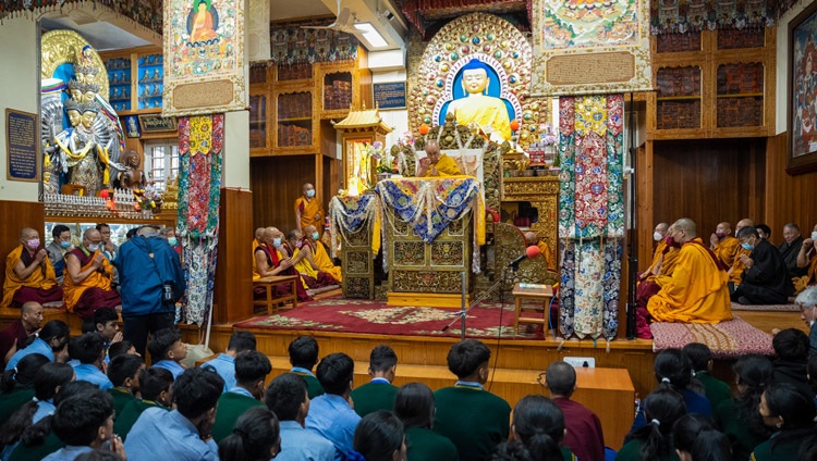 His Holiness the Dalai Lama Conducts First Day of Teachings for Tibetan ...