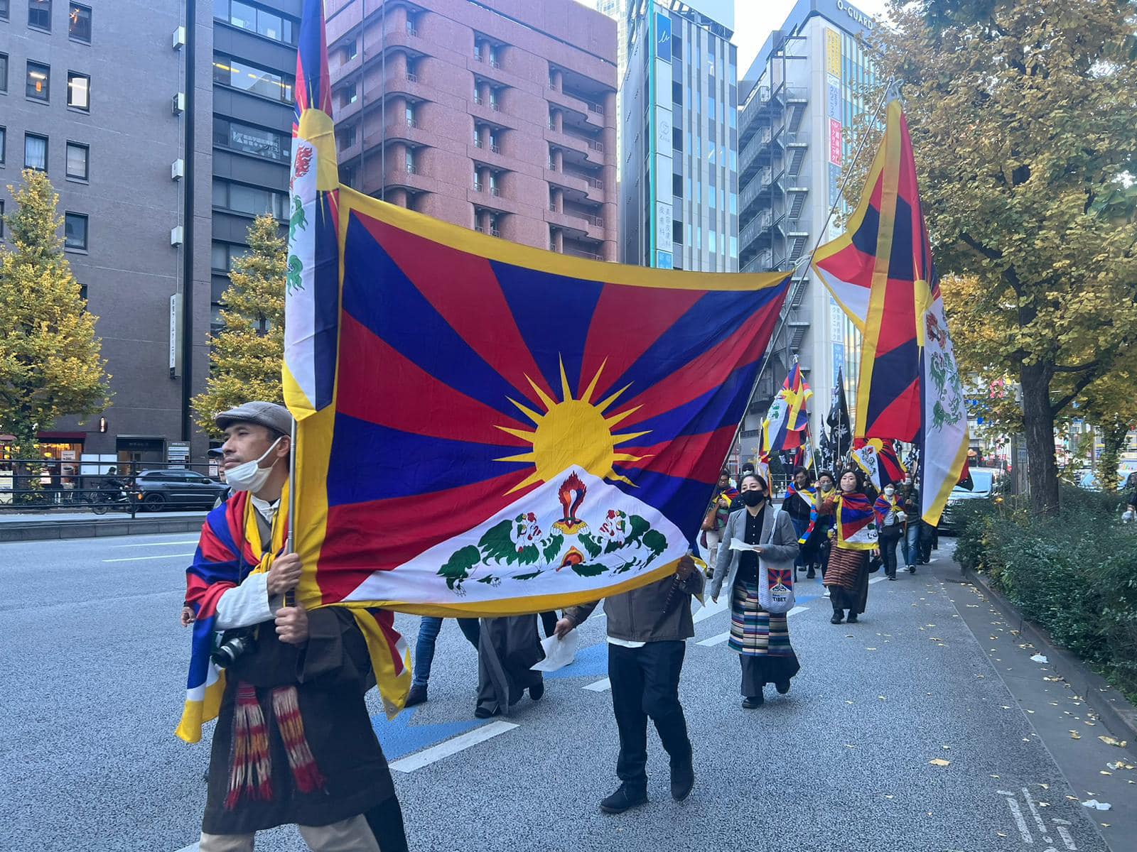 国際人権デーを祝う在日チベット人