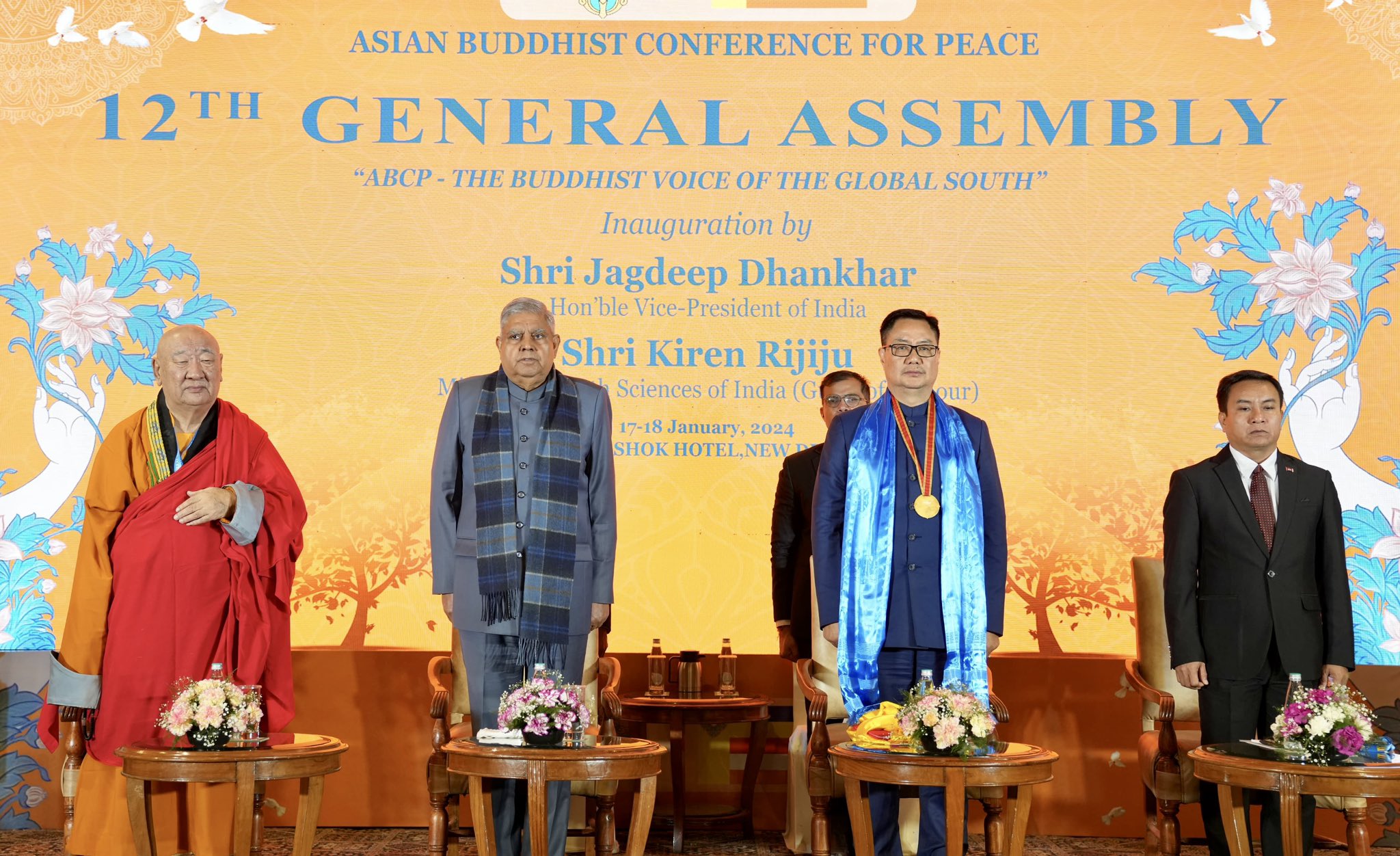 12th Asian Buddhist Conference for Peace Declares His Holiness the