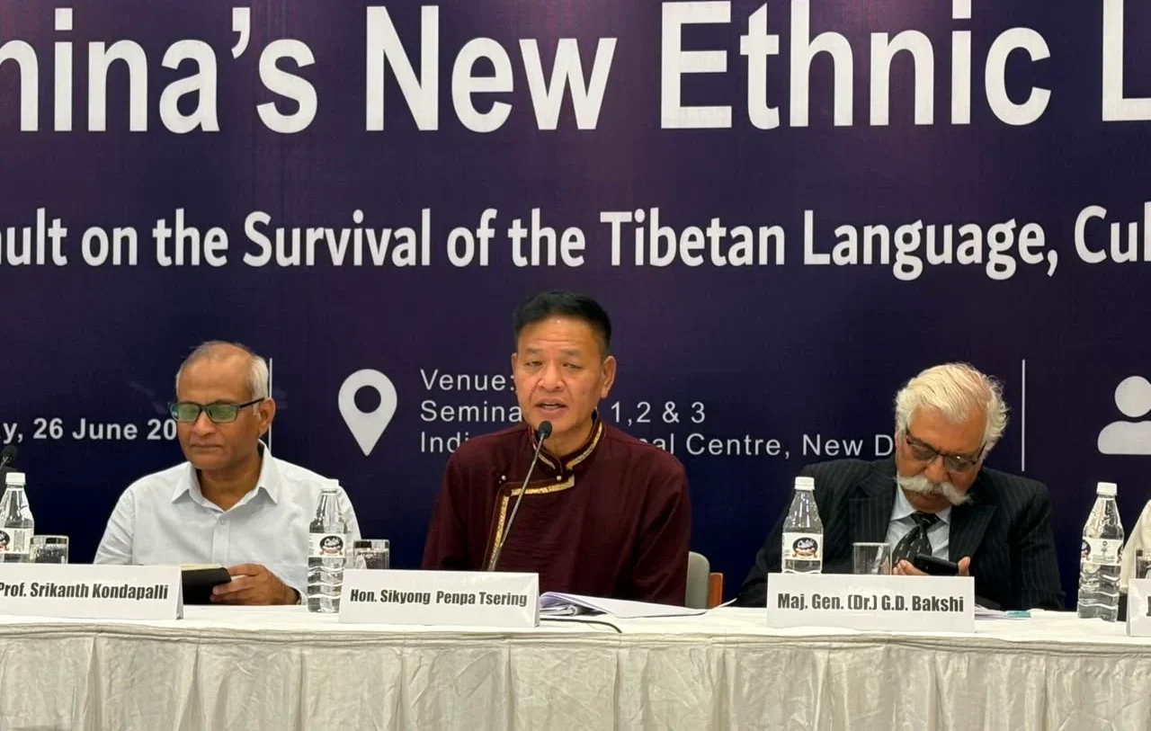 Sikyong Penpa Tsering Calls China’s New Ethnic Law a Legal Assault on Tibetan Language, Culture and Identity