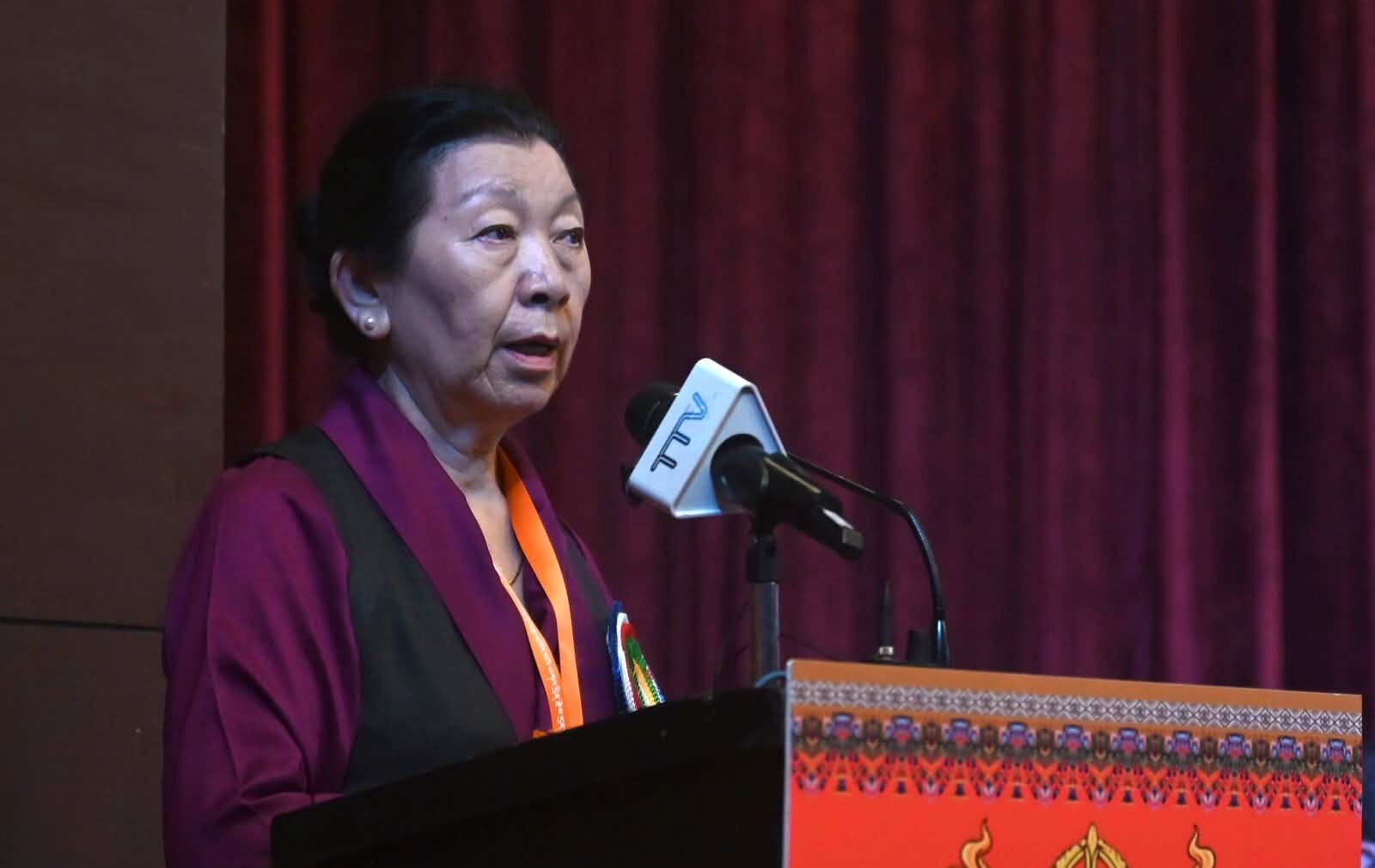 Speaker Dolma Tsering Teykhang Addresses 700th Anniversay Commemorative Event Honouring Lhodrak Drupchen Namkha Gyaltsen